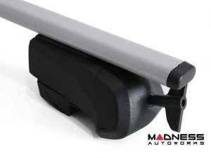 Alfa Romeo Stelvio Roof Rack Cross Bars - for models w/ factory roof rails - Silver - Starlock - 2018-2025 Alfa Romeo Stelvio Roof Rack Cross Bars - for models w/ factory roof rails - Silver - Starlock - 2018-2025